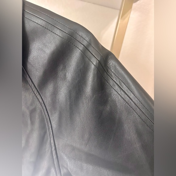 Black! Alexis Faux Leather Buttoned Cuff Ceci
Jacket - Picture 9 of 9